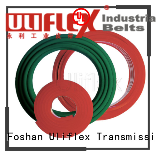 Bande transporteuse en caoutchouc de qualité Uliflex 100% marché étranger pour le fonctionnement du moteur